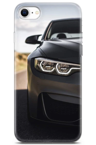 Uvilda Apple iPhone Se 2020 Uyumlu Otomoto 29 Baskılı Telefon Kabı Bmw Led Far