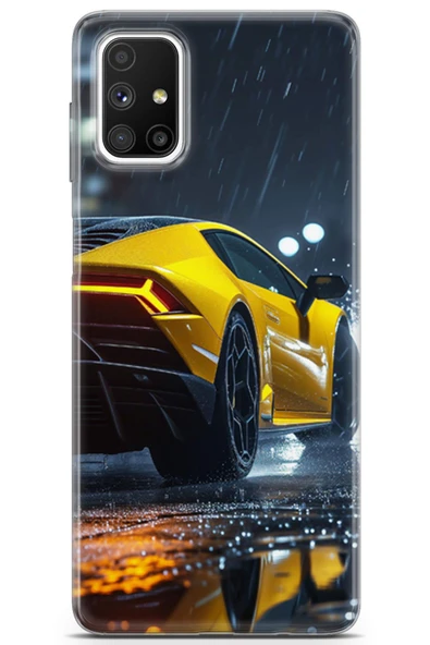 Uvilda Samsung Galaxy M51 Uyumlu Otomoto 3 Koruyucu Kılıf Civ Civ Lambo - 1