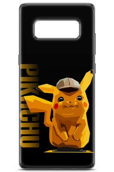 Uvilda Samsung Galaxy Note 8 Uyumlu Pokemon 28 Kab Pikachu Pokemon Siyah - 2