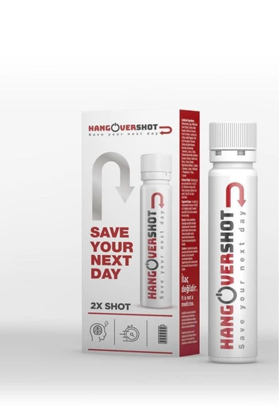 Hangovershot Save Your Next Day 25 ml x 2 Shot - 4