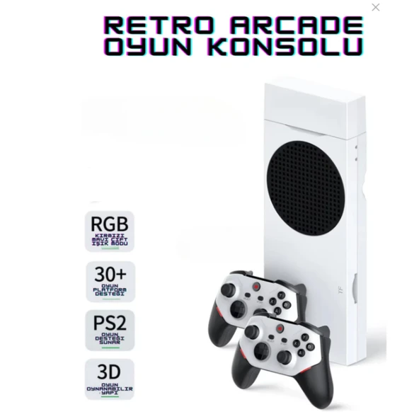 Ozmik Retro TV Bağlantılı Oyun Konsolu  128gb Ps2/psp/psx 3d 20000 Oyunlu GTA VİCE CİTY-SAN ANDRES - 4