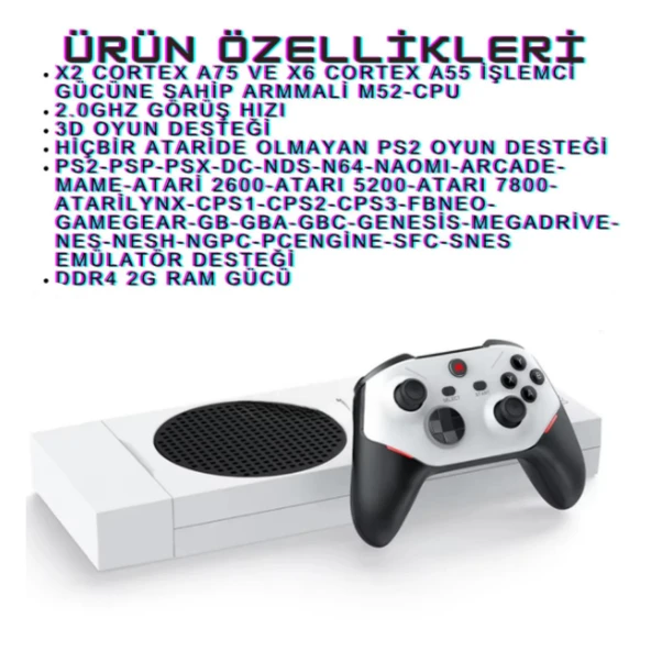 Ozmik Retro TV Bağlantılı Oyun Konsolu  128gb Ps2/psp/psx 3d 20000 Oyunlu GTA VİCE CİTY-SAN ANDRES - 3