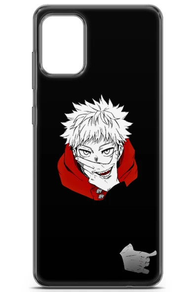 Uvilda Samsung Galaxy A31 Uyumlu Anime 35 Baskılı Telefon Kabı Itadori Jujutsu - 2