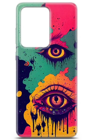 Uvilda Samsung Galaxy S20 Ultra Uyumlu Renkler 3 Uv Silikon Göz Göz - 2