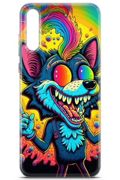 Uvilda Huawei P Smart S 2020 Uyumlu Renkler 16 Koruma Renkli Kurt Vector - 2