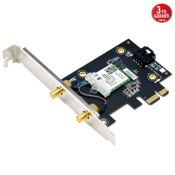 Asus PCE-BE6500 Wi-Fi 7 BE6500 PCIE Kablosuz Adaptör - 6