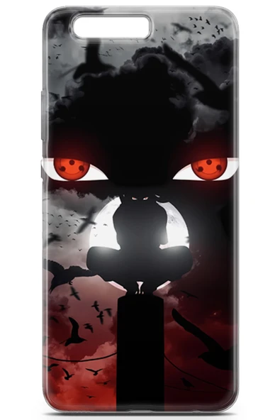 Uvilda Huawei P10 Uyumlu Anime 33 Baskılı Telefon Kabı Uchiha Naruto Itachi - 2