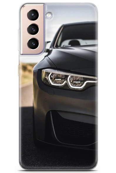 Uvilda Samsung Galaxy S21 Plus Uyumlu Otomoto 29 Fit Baskılı Bmw Led Far