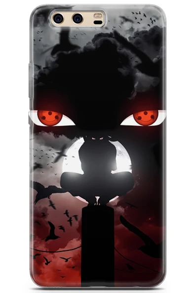 Uvilda Huawei P10 Uyumlu Anime 33 Baskılı Telefon Kabı Uchiha Naruto Itachi