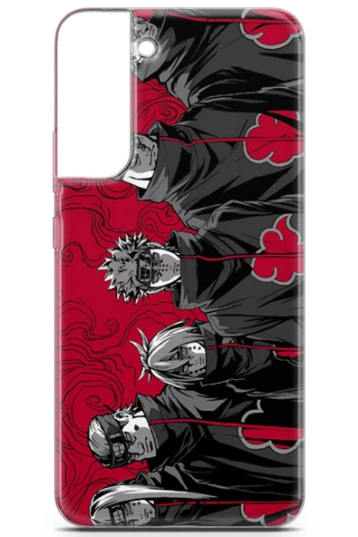 Uvilda Samsung Galaxy S22 Plus Uyumlu Manga 13 Telefon Kabı Akatsuki Shippuden Naruto - 2