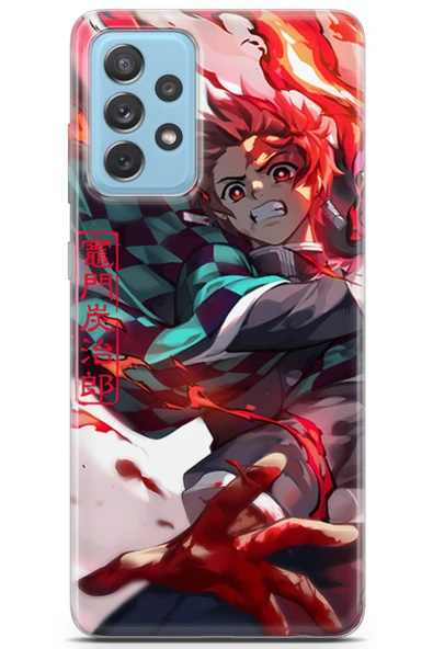 Uvilda Samsung Galaxy A52s Uyumlu Anime 19 Telefon Kabı Kimetsu No Yaiba