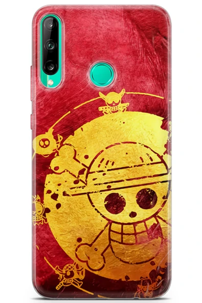 Uvilda Huawei P40 Lite E Uyumlu Manga 36 Uv Kapak One Piece Logo