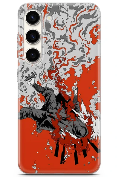 Uvilda Samsung Galaxy S23 Uyumlu Anime 15 Baskılı Telefon Kabı Narıto Jiraiya
