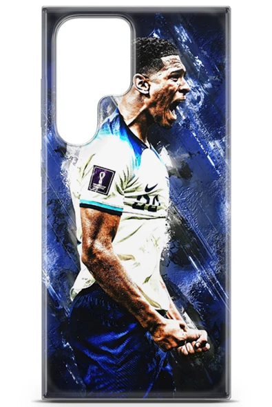 Uvilda Samsung Galaxy S23 Ultra Uyumlu Futbol 5 Telefon Kabı Jude Bellingham - 2