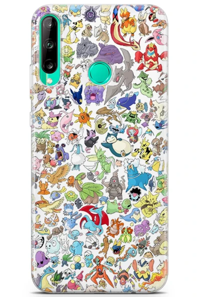 Uvilda Huawei P40 Lite E Uyumlu Pokemon 9 Koruyucu Pokemon Ii