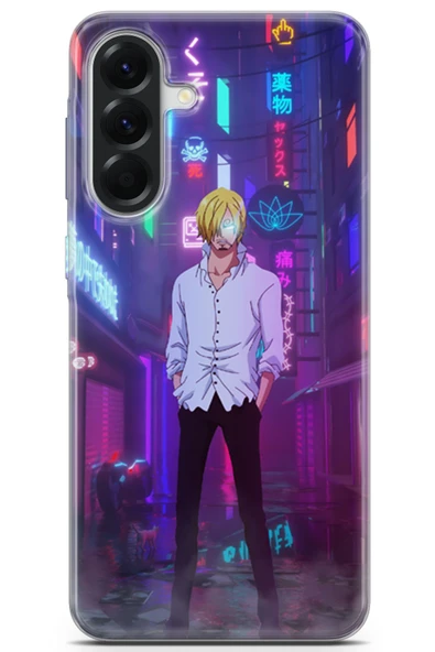 Uvilda Samsung Galaxy A56 Uyumlu Manga 33 Baskılı Telefon Kabı One Piece Sanji