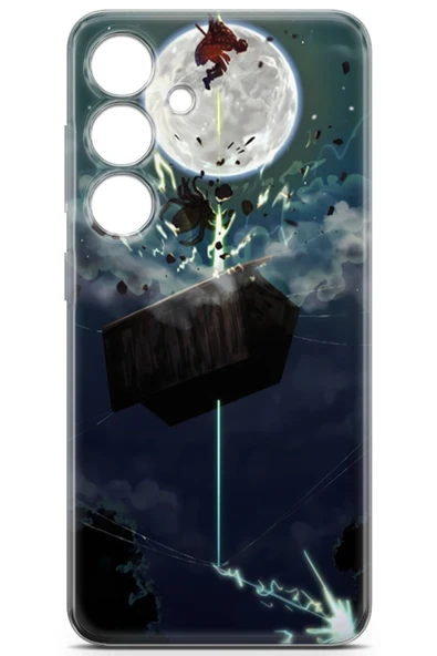 Uvilda Samsung Galaxy S24 Plus Uyumlu Anime 9 Şeffaf Demon Slayer Zenitsu - 2