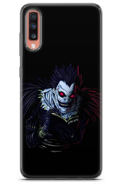 Uvilda Samsung Galaxy A70 Uyumlu Anime 31 Koruma Kılıfı Death Note Ryuk Ii