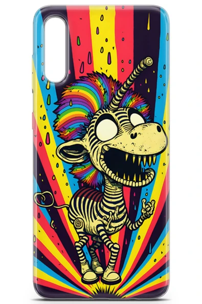 Uvilda Samsung Galaxy A70 Uyumlu Renkler 18 Hd Desenli Zombie Zebra Renk - 2