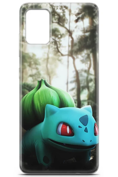 Uvilda Samsung Galaxy A71 Uyumlu 21 Baskılı Telefon Kabı Bulbasaur - 2