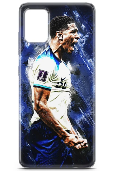 Uvilda Samsung Galaxy A71 Uyumlu Futbol 5 Telefon Kabı Jude Bellingham - 2