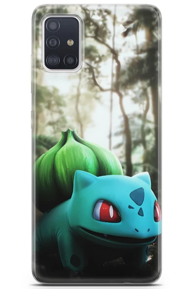 Uvilda Samsung Galaxy A71 Uyumlu 21 Baskılı Telefon Kabı Bulbasaur