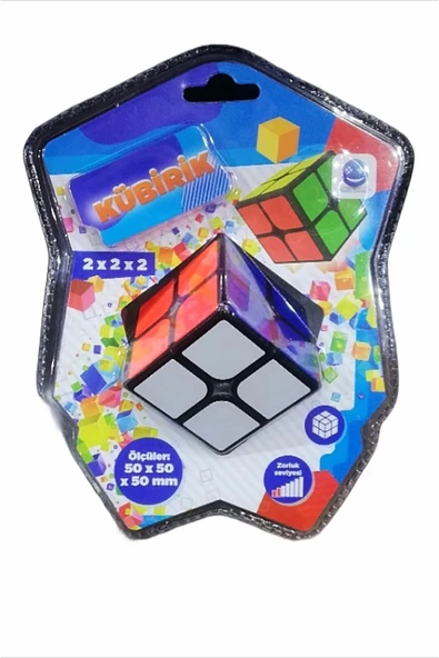 Şeker Adası Kaliteli Kübik Küp 3x3 Ve 2x2 Rubik 2'li Akıl Ve Zeka Küpü Oyun-öğretici Çözüm Kitapçığı Hediyeli - 3
