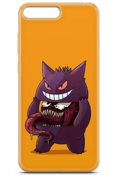 Uvilda Huawei Y6 2018 Uyumlu Pokemon 34 Hq Baskı Venom Gengar Pokemon - 2