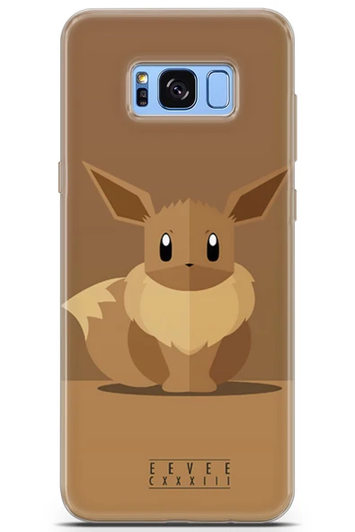 Uvilda Samsung Galaxy S8 Plus Uyumlu Pokemon 40 Darbe Önleyici Eevee Pokemon