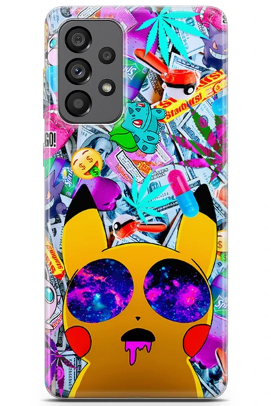 Uvilda Samsung Galaxy A73 5g Uyumlu Pokemon 18 Telefon Kabı Pokemon Üniversitesi