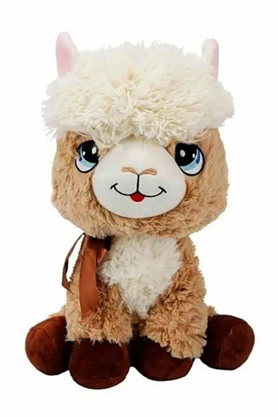 Şeker Adası Sevimli Büyük Boy Peluş Lama Oyuncak Uyku & Oyun Arkadaşı 30 Cm Sunman Mama - 2