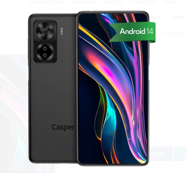 CASPER VIA X40 256 Gb 8 Gb Ram Gece Siyahı (AMOLED EKRAN) - 2