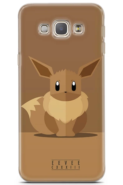 Uvilda Samsung Galaxy A8 2016 Uyumlu Pokemon 40 Telefon Kabı Eevee Pokemon