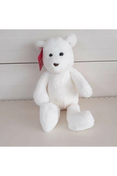 Şeker Adası Sevimli Salaş Ayı Nordik 40 Cm Beyaz ürün görseli
