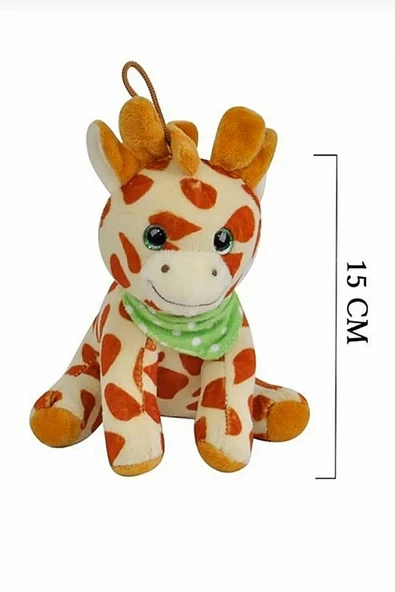 Şeker Adası Sevimli Minik Peluş Zürafa Zuzu 15 Cm / En Güzel Hediye - Resim 2