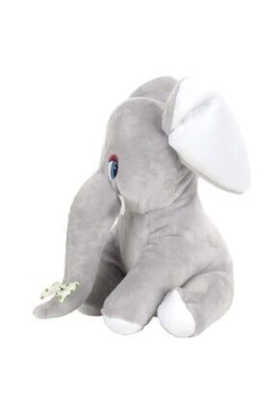 Şeker Adası Gri Sevimli Uyku Arkadaşı Fil 25 Cm--skradapelus106 - Resim 2