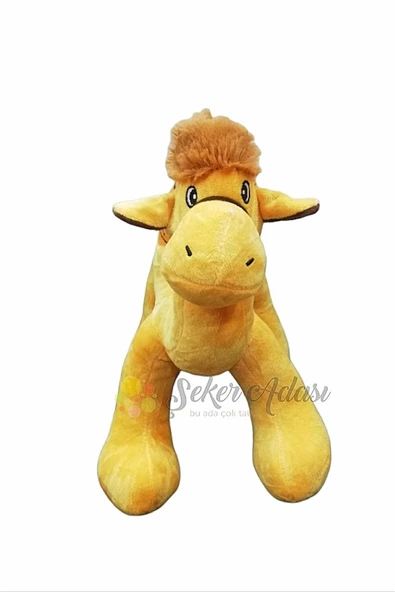 Şeker Adası Sevimli Bizim Peluş Deve - Oyuncak Uyku Ve Oyun Arkadaşı - Resim 3