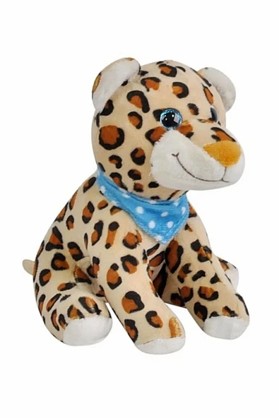 Şeker Adası Sevimli Küçük Peluş Leopar Panter Kedi 15 Cm
