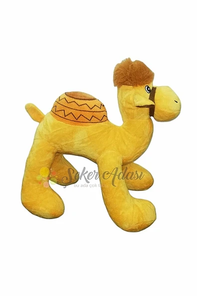 Şeker Adası Sevimli Bizim Peluş Deve - Oyuncak Uyku Ve Oyun Arkadaşı - Resim 2
