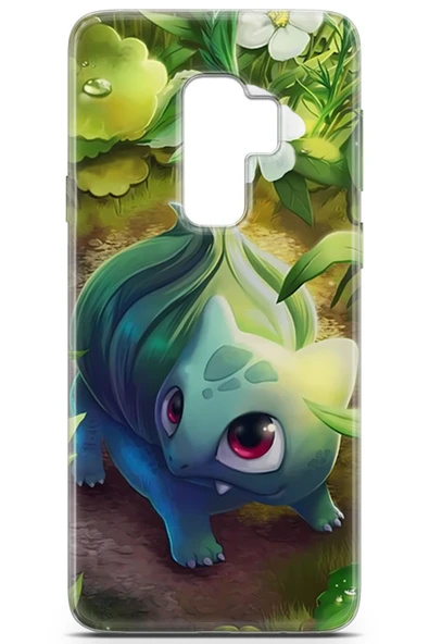 Uvilda Samsung Galaxy S9 Plus Uyumlu Pokemon 11 Silikon Kapak Bulbasaur Pokemon - 2