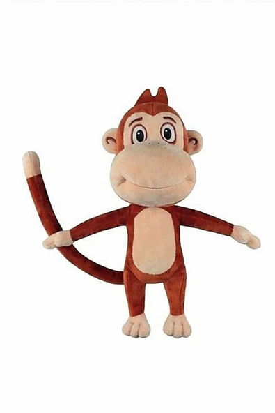 Şeker Adası Kukuli Müzikli Sesli Peluş Kahverengi Maymun 35 Cm Lisanslı - Resim 3
