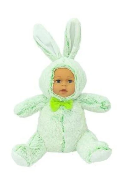 Şeker Adası Tavşan Kostümlü Sevimli Bebek 35 Cm. - 3