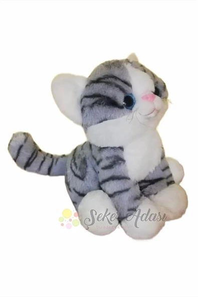 Şeker Adası Sevimli Şirin Peluş Kedi 28 Cm - En Güzel Hediyelik - 2