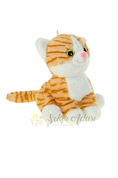 Şeker Adası Sevimli Peluş Kedi 25 Cm Oyuncak Uyku Ve Oyun Arkadaşı ürün görseli