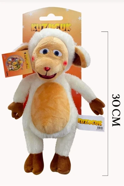 Şeker Adası Sevimli Trt Kuzucuk Çizgi Film Peluş Kuzu Oyuncak 30 Cm - 2
