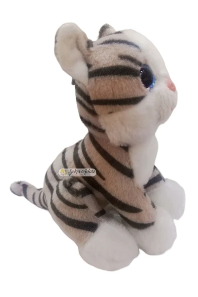 Şeker Adası Sevimli Minik Kedi Yavrusu Peluş Oyuncak 15 Cm - 4
