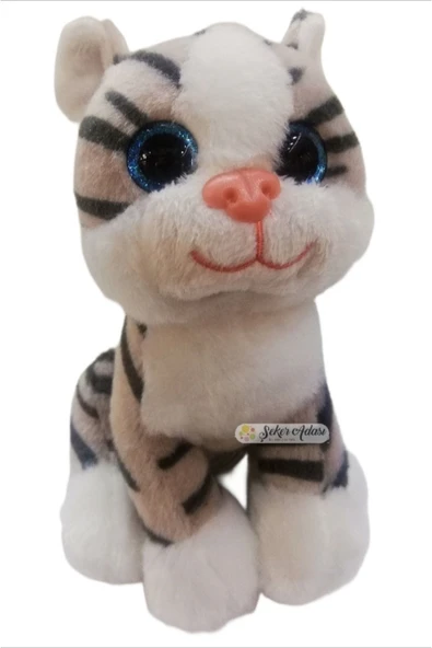 Şeker Adası Sevimli Minik Kedi Yavrusu Peluş Oyuncak 15 Cm