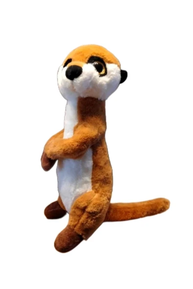 Şeker Adası Sevimli Peluş Mirket 35 cm Oyuncak Su Samuru Gelincik Oyun Arkadaşı - 2
