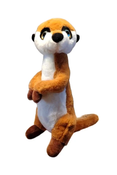 Şeker Adası Sevimli Peluş Mirket 35 cm Oyuncak Su Samuru Gelincik Oyun Arkadaşı - 1