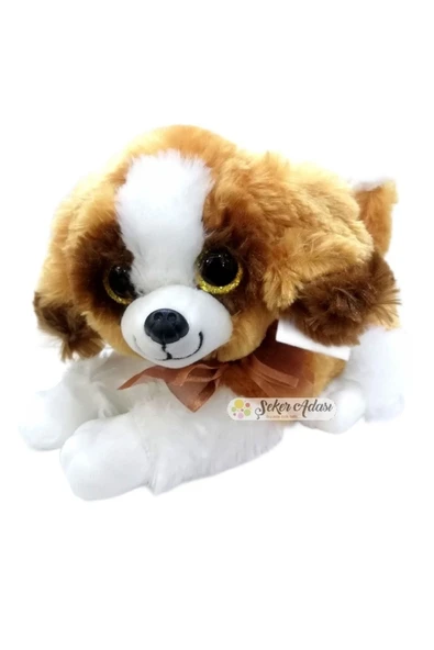 Şeker Adası Sevimli Havlayan Sesli Köpek Peluş Oyuncak 30 Cm ürün görseli